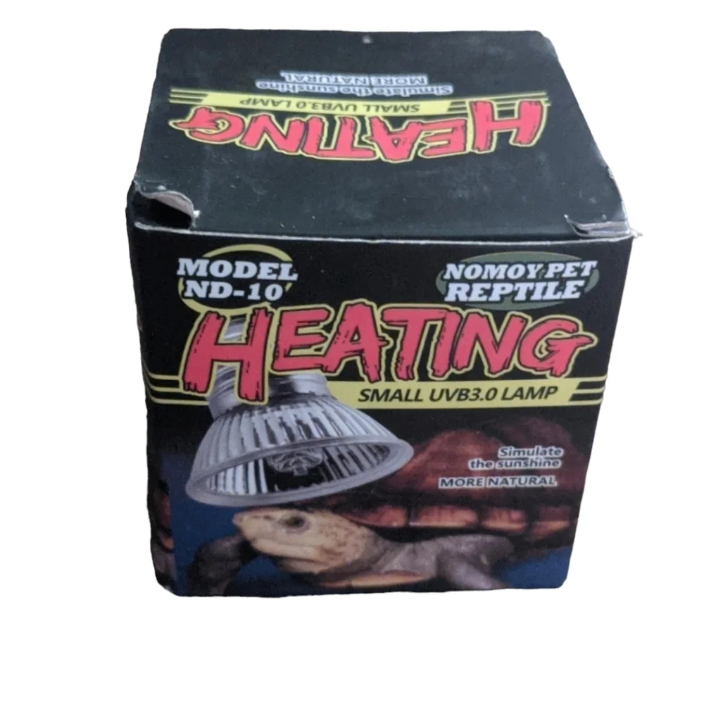 NomoyPet Small Reptile Turtle Lamp Uva Uvb 3.0 ND-10 (50w) Brand New.